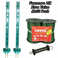 3ft post 20mm twin pack Xvalue kit GREEN