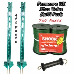 4ft post  twin pack Xvalue kit GREEN