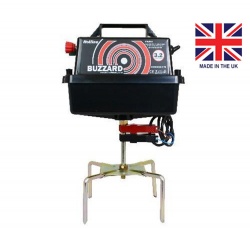 Buzzard 12v Energiser - high power - up to 25km of fencing with 5 year warranty